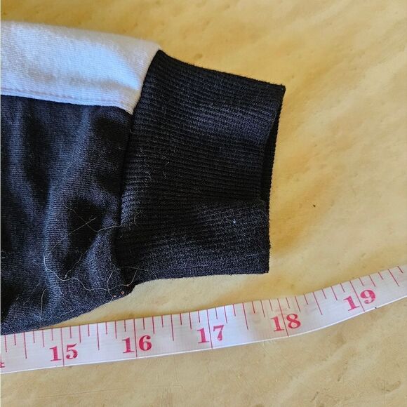 Weissman NWOT child medium dance costume crop top hip hop orange black white - Picture 6 of 6